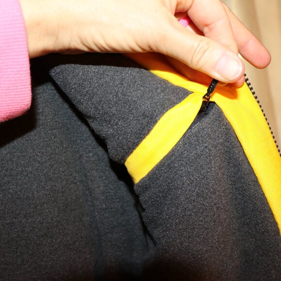 WINTER IS COMING! - Yellow Structure Sport Winter Ski Hooded Jacket Coat - L - Picture 10 of 16